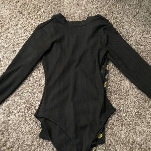 Forever 21 Body Suit with Silk Scarf in Back
